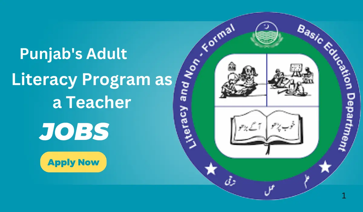 Punjab's Adult Literacy Program as a Teacher Jobs 2024 - Online Apply