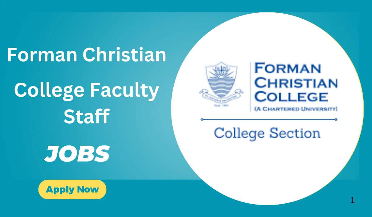 Forman Christian College Faculty Staff Jobs